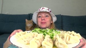 Мукбанг от Яновны Дамплинги королевские , наивкуснейший свежий салатик.Еда вкуснота!