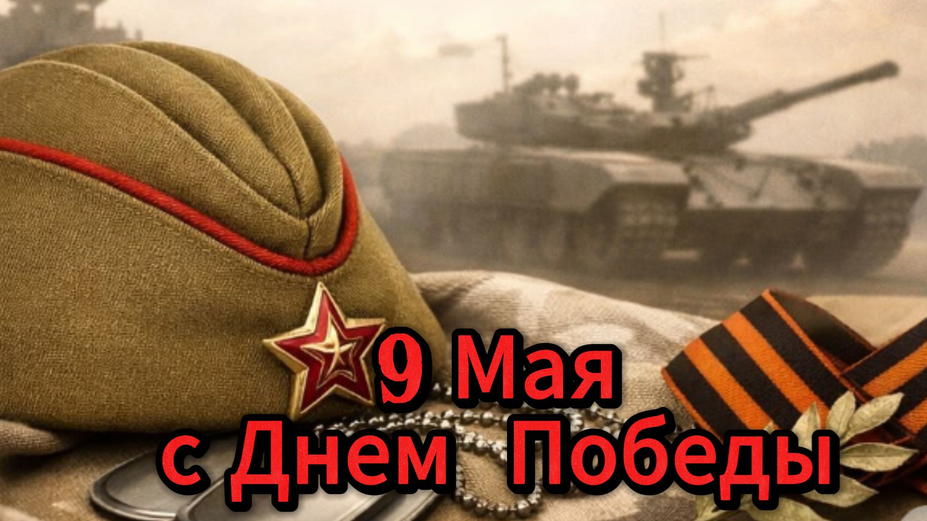 9 Мая: музыкальное поздравление и открытка с Днём Победы | Домохозяйка