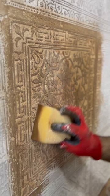 Декор стен трафаретами Edecor