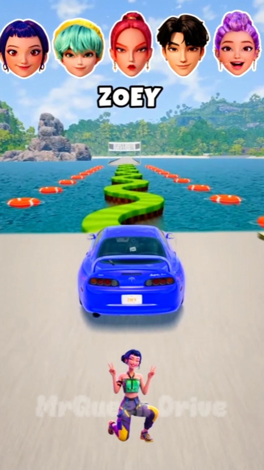 KPOP Охотники на демонов против МАЙНКРАФТ РОУД