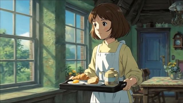 🌧️ Morning Coffee Ritual   Hand-Drawn Anime Rain & ASMR