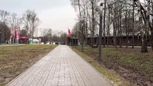 Москва Россия 2026 Спокойная вечерняя прогулка по парку Кузьминки