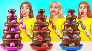 Шоколадный Фонтан Челлендж # Эпичная Битва с Едой c Bubba DO Challenge