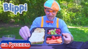 Блиппи и обед в парке! | Блиппи на Русском | Изучай этот Мир вместе с Блиппи | Blippi