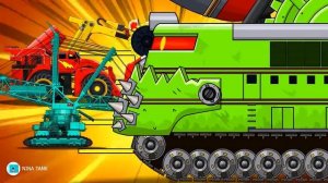 MEGA BOSS Missile Titan NUCLEAR vs The WORLD'S BEST Cartoon Tanks