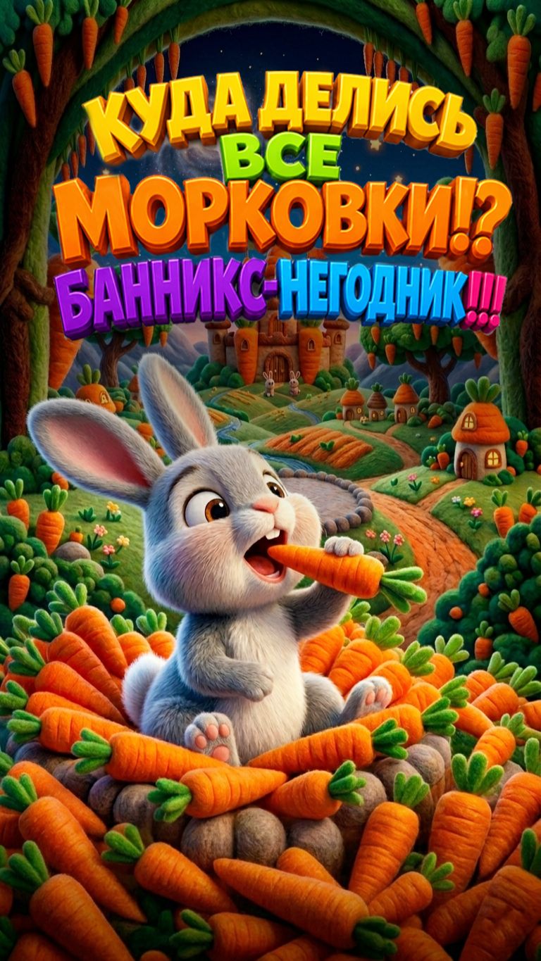 БАННИКС УКРАЛ ВСЕ МОРКОВКИ