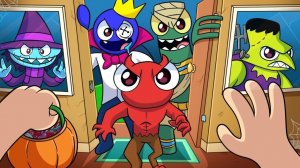 НАСТАЛО ВРЕМЯ ХЭЛЛОУИНА!   Rainbow Friends 2 - Анимации на русском