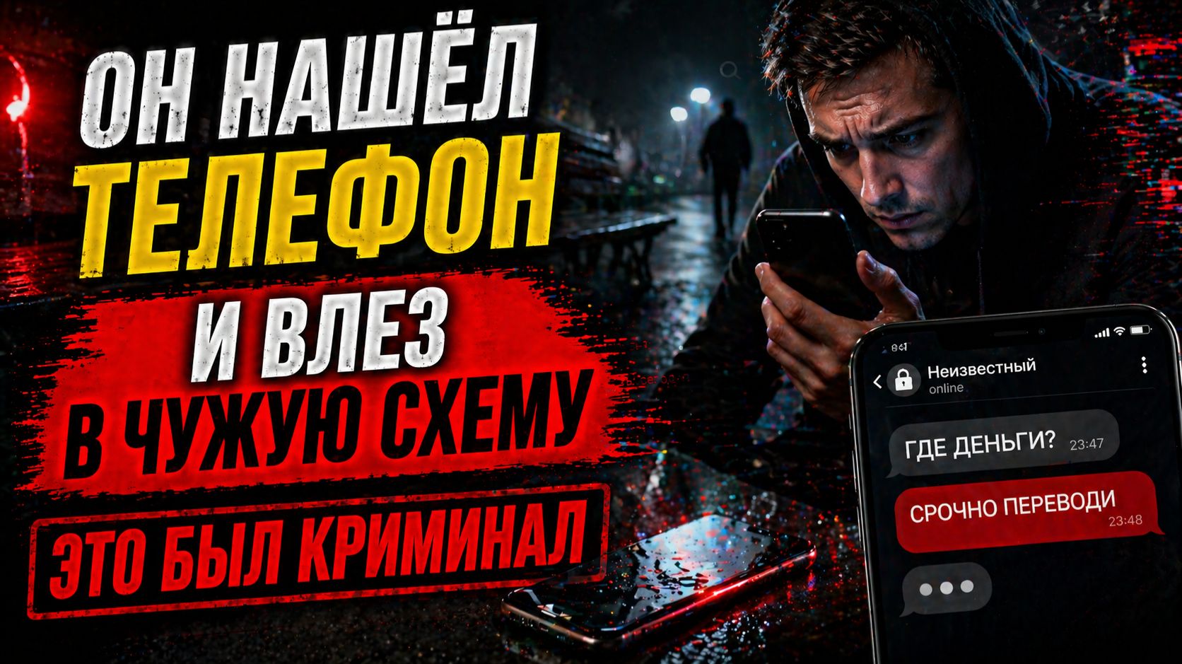 «Он нашёл телефон… и это втянуло его в чужую схему»