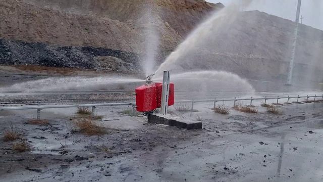 Эффективный полив водяными пушками