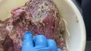 Готовлю мясо в аэрогриле.