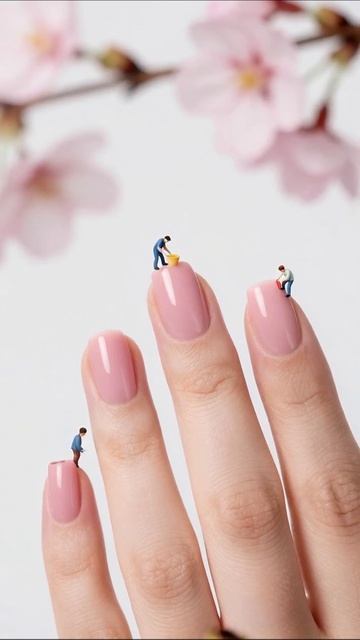 Мини-работники на маникюре: креативные идеи для ногтей! маникюр миниработники микро
