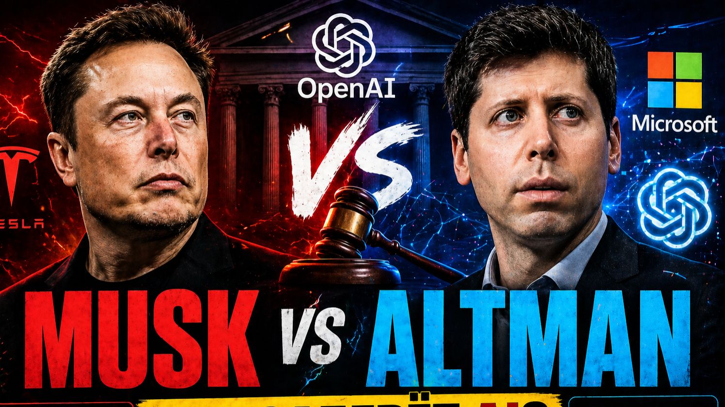 Илон Маск подал в суд на OpenAI: битва миллиардеров за будущее ИИ 🧠