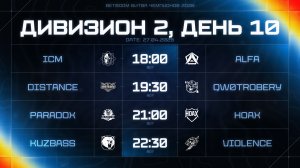 BetBoom Битва Чемпионов: Сплит #3 | Дивизион 2 | День 10