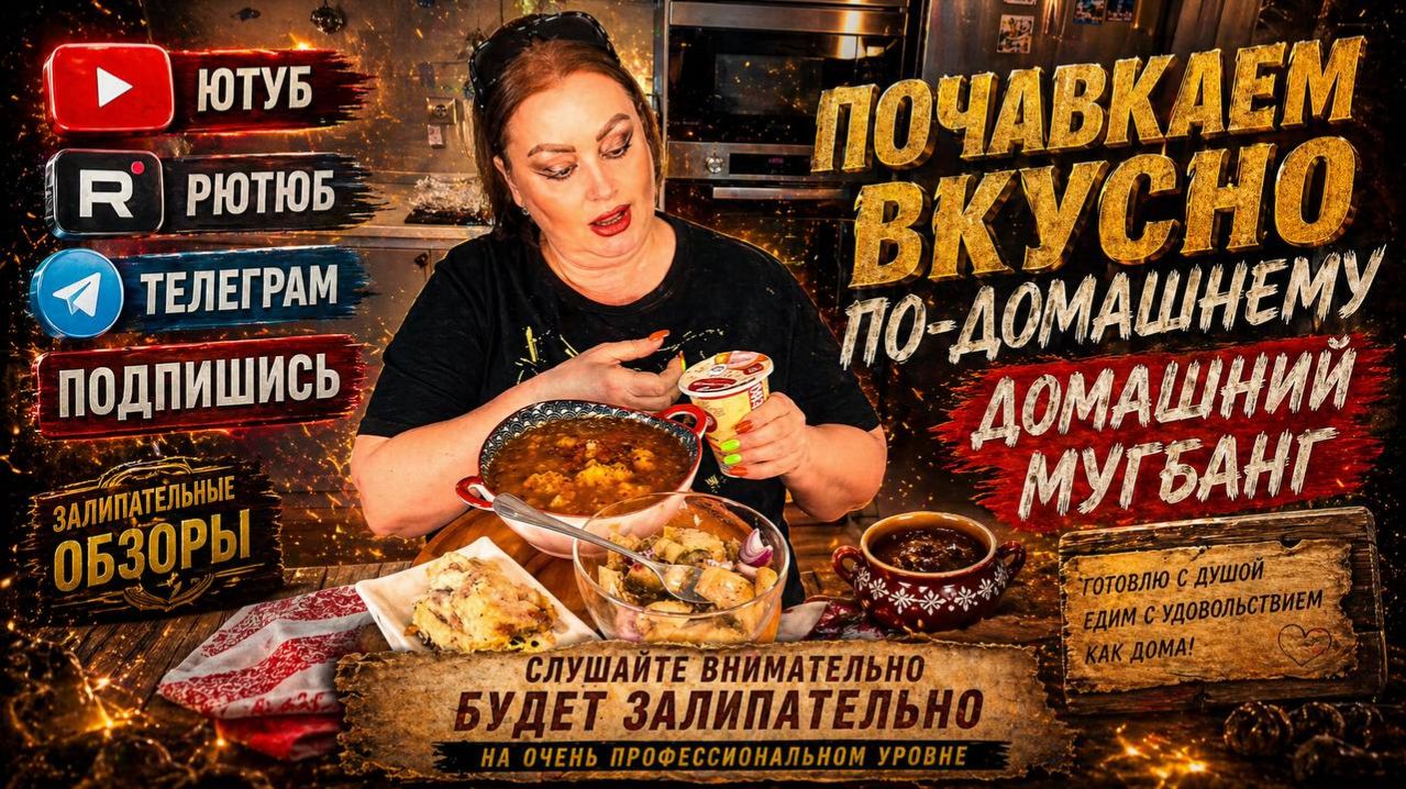Мукбанг вкусный под интересный рассказ... смотреть онлайн