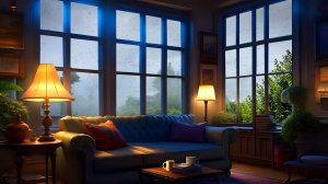 ☔️ НЕЖНЫЙ ШУМ ДОЖДЯ ДЛЯ СНА 3 ЧАСА ✨ ГРОМ И ПЕНИЕ ПТИЦ ✨ УСПОКАИВАЮЩИЕ ЗВУКИ ПРИРОДЫ ДЛЯ СНА