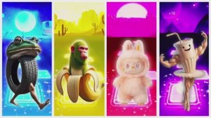 😱 ЧТО ЭТО ЗА СУЩЕСТВА?! 🔥 Безумный Неоновый Челлендж в Плитках Музыки ЭДМ Раш! 🎹