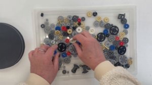 198PCS, набор технических деталей с шестеренками и валами