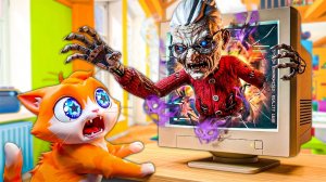 БАБУЛЯ МОНСТР! ОНА СКРЫВАЛА ЭТО ОТ КОТА..🐈 в I Am Cat VR