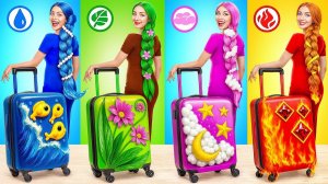 Девушка Огонь, Вода, Воздух И Земля # Война Пранков c 4 Стихиями от Bubba DO Challenge