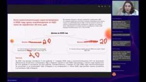 Онлайн-конференция «НДС и НДФЛ 2026: главные изменения», выступление Надежды Самковой