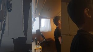 поездка на новой картонной фуре