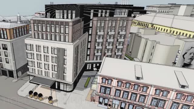 Строительство восьмиэтажной гостиницы || Нижегородский р-он, ул. Пискунова, д.18 || Апрель 2026