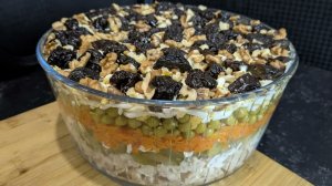 Салат ПРАГА давно забытый, но Очень Вкусный Рецепт! Побалуйте родных вкусняшкой!