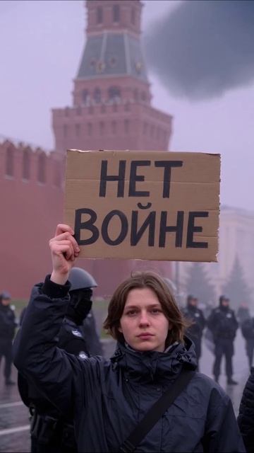 Голос против войны: Печаль и безысходность на улицах #протест #война #правачеловека #надежда
