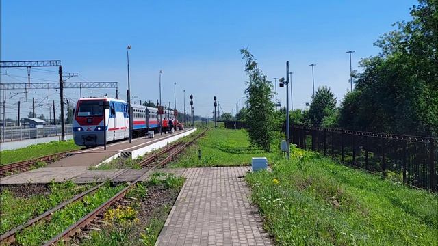 Малая Октябрьская детская железная дорога: платформа "Юный" в Шушарах