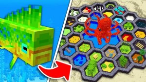 Я Построил АКВАРИУМ для Реальных Животных в Майнкрафт! (Luchino На Русском)