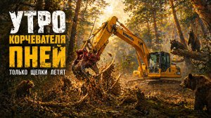 Превратит пни в труху. Корчеватель «Профессионал» готовит площадку под строительство дорог