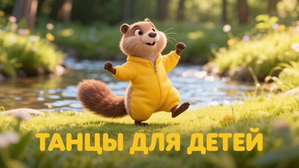 Танцы для детей | Танцы бобра🤩