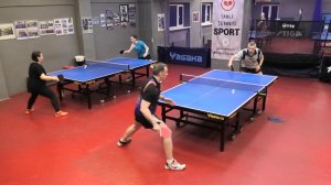 1/2 Филиппов А. (659) - Новиков И. (612) 23.04 настольный теннис турнир Кубок ТТСПОРТ