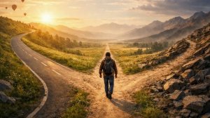 Марк Нилов - Есть только твой путь, по нему и иди (текст - А. Мом, муз. - Дом медитации, фото - GPT)