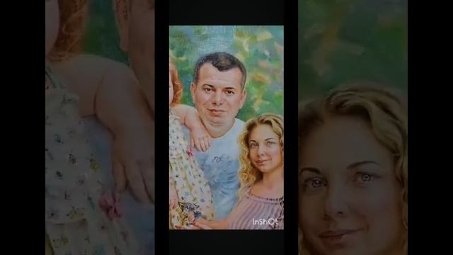 Портрет 1800×1400 мм. Лён 100% , масло качество .