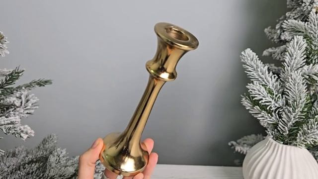 Канделябр ФАБИО, золотой, на одну свечу, 16 см, A98000860