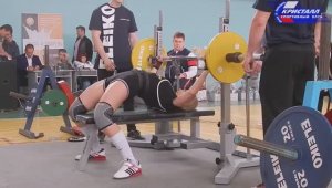 ЮНАЯ ДЕВУШКА ЖМЕТ 55 кг в зачёт