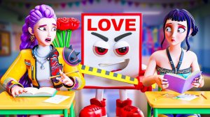 ЛАВ ЛАВ САХУР В ШКОЛЕ??? K-Pop Охотницы на Демонов Huntrix анимация