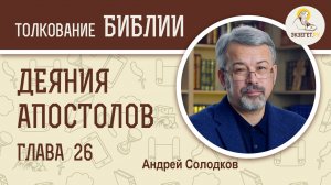 Деяния Святых Апостолов. Глава 26. Андрей Солодков. Новый Завет