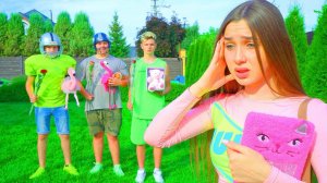 ДИАНА ВЫБИРАЕТ ПАРНЯ ДЛЯ ШКОЛЫ!!! КОМУ ИЗ БЫВШИХ ПОВЕЗЁТ?