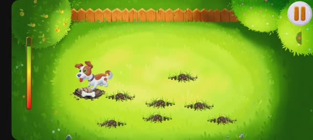 Мультфильм: Играем с шариком  собачка . Развивающая игра. Для детей