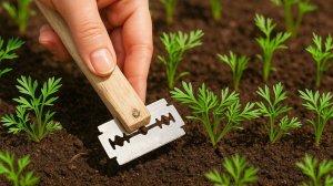 Всю жизнь МУЧИЛАСЬ прореживая морковь…Пока не придумала ЭТО!