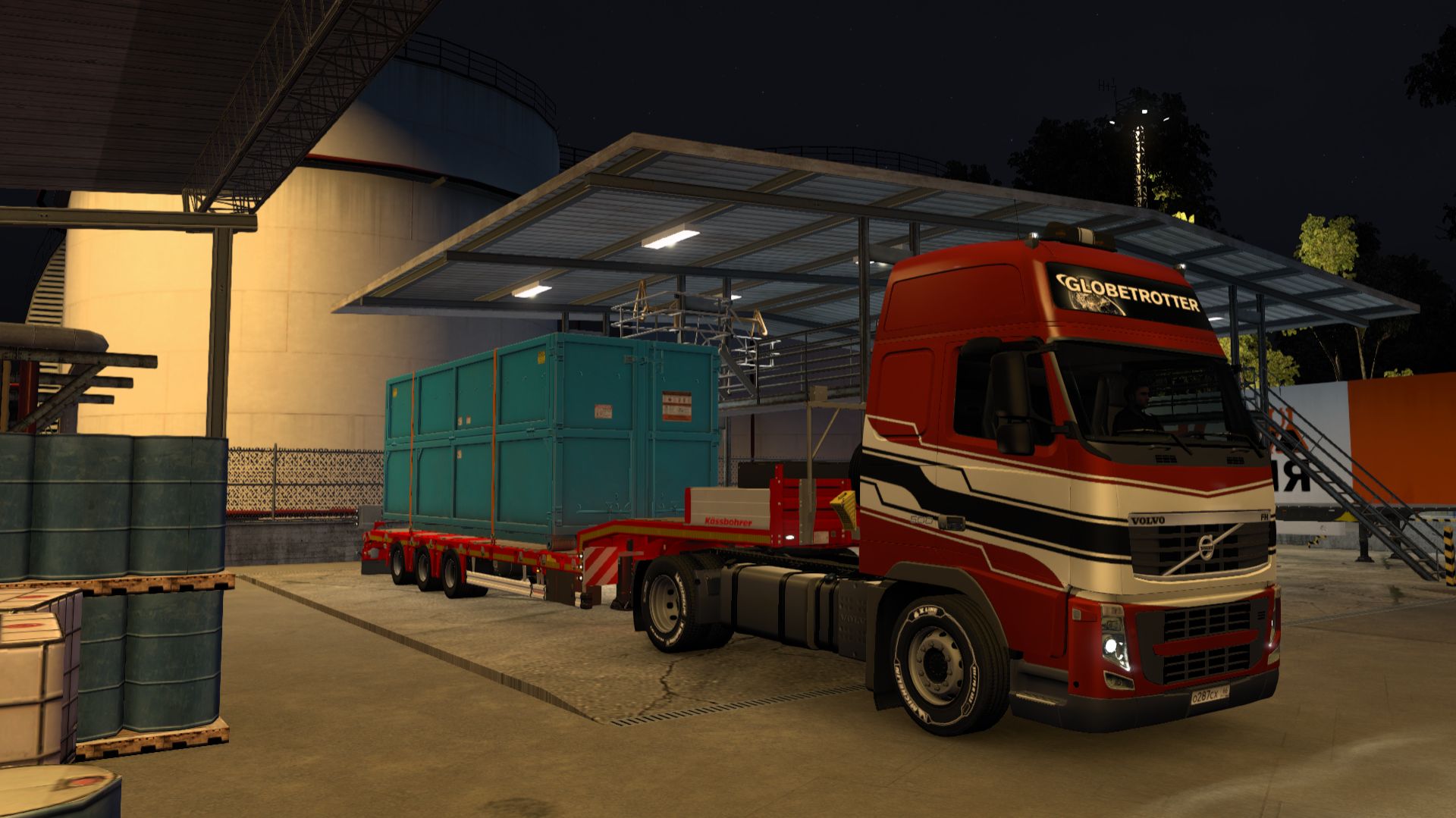 Взял груз на Омск