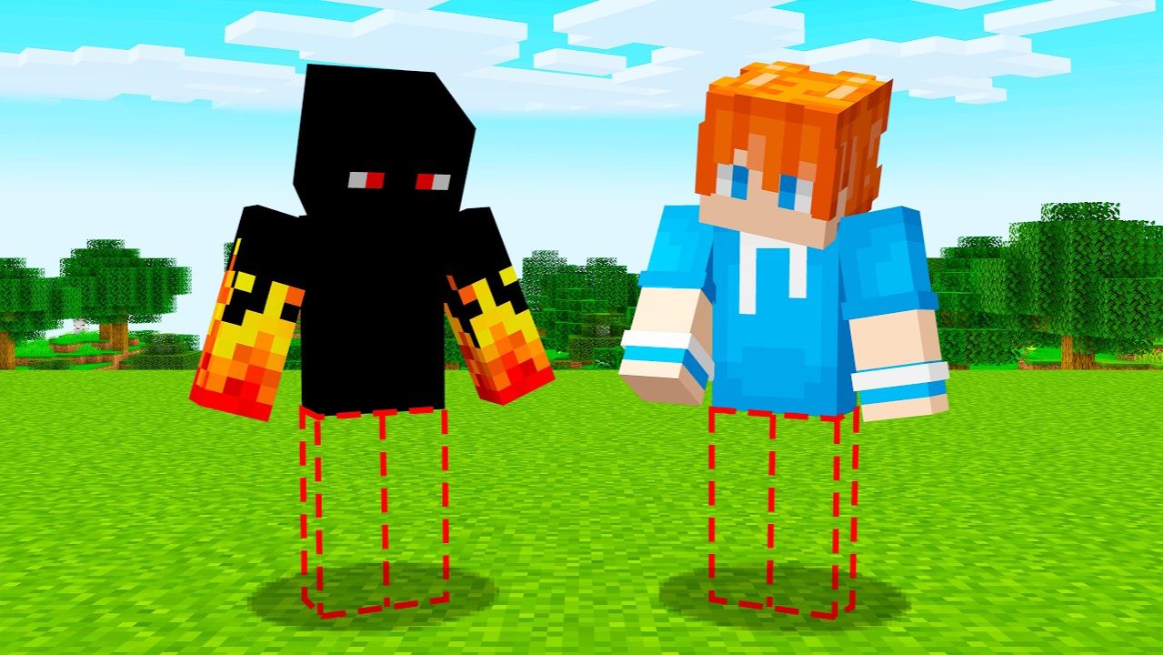 😱Майнкрафт, но здесь можно красть части тел