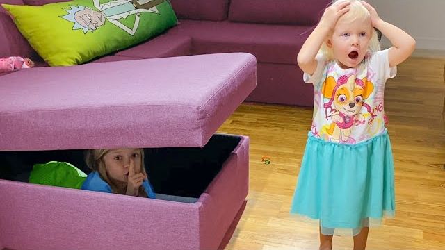 СОФУНЬЯ ШАЛУНЬЯ - СОФИЯ УЧИТ СЕСТРУ ПРЯТАТЬСЯ.