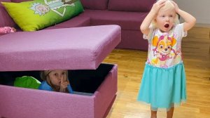 СОФУНЬЯ ШАЛУНЬЯ - СОФИЯ УЧИТ СЕСТРУ ПРЯТАТЬСЯ.