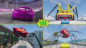 МОЛНИЯ МАКВИН И ТАЧКИ ПРОТИВ МОНСТРОВ под музыку COFFIN DANCE 🏎️🔥 КТО БЫСТРЕЕ? ВЫПУСК 263