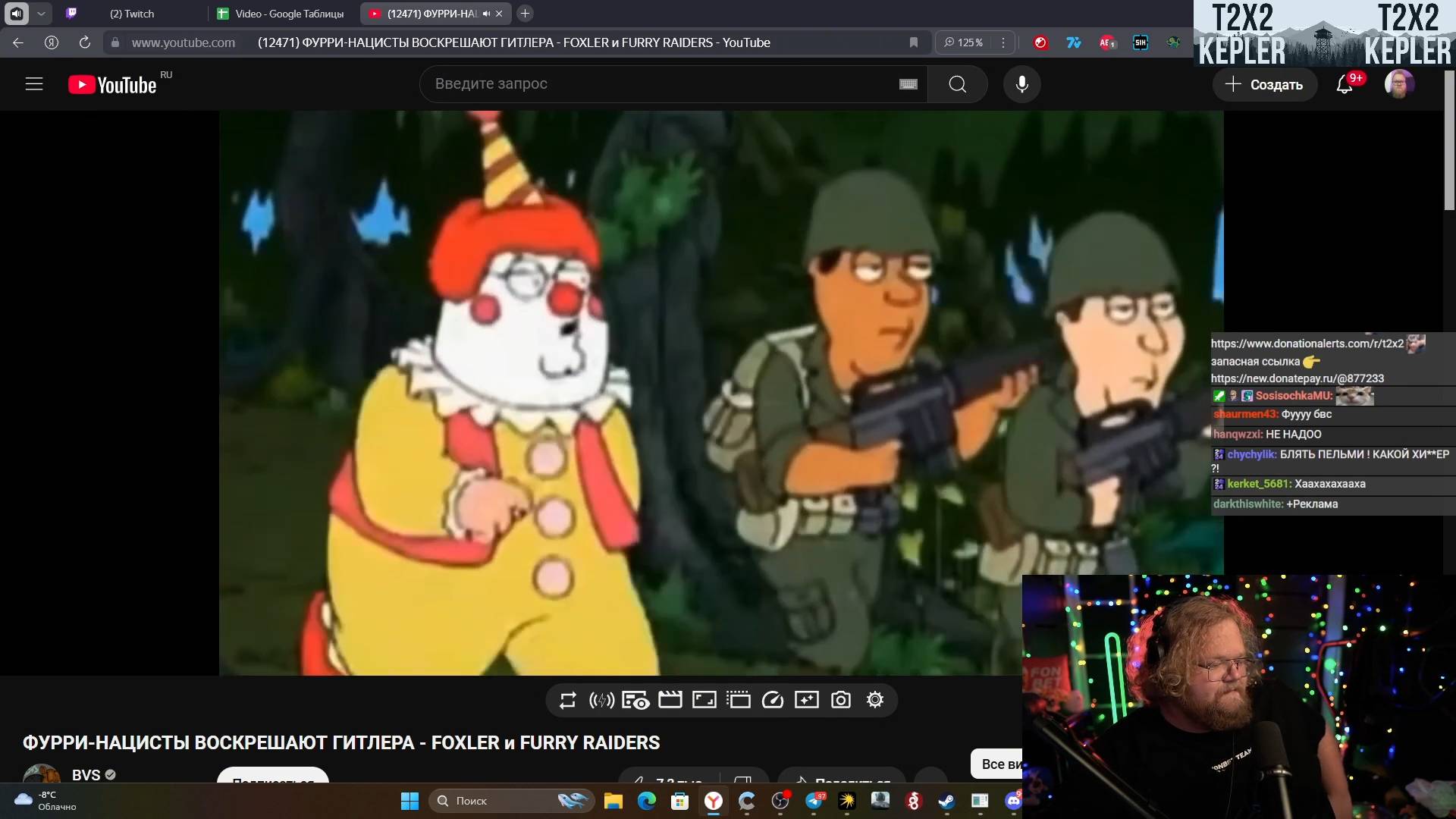T2x2 СМОТРИТ: ФУРРИ-НАЦИСТЫ ВОСКРЕШАЮТ ГИТЛЕРА - FOXLER и FURRY RAIDERS // BVS смотреть онлайн