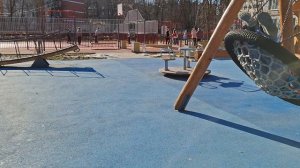 Санкт-Петербург. Невский район. Прекрасная детская площадка. Наши дети очень любят здесь играть.