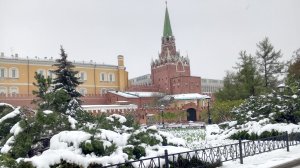 Снег в Москве в конце апреля